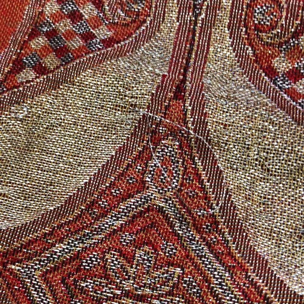 Metallic Pashminia with fringe